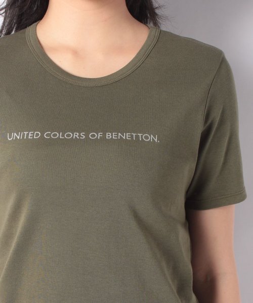 BENETTON (women)(ベネトン（レディース）)/ロゴクルーネックTシャツ・カットソー/img08