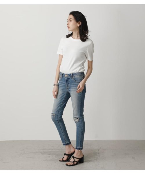 AZUL by moussy(アズールバイマウジー)/REPAIR DENIM SKINNY/img02