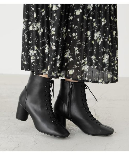 AZUL by moussy(アズールバイマウジー)/SQUARE TOE LACE UP BOOTS/img14