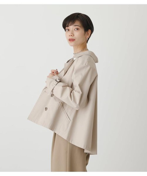 AZUL by moussy(アズールバイマウジー)/FLARE SHORT TRENCH COAT/img01