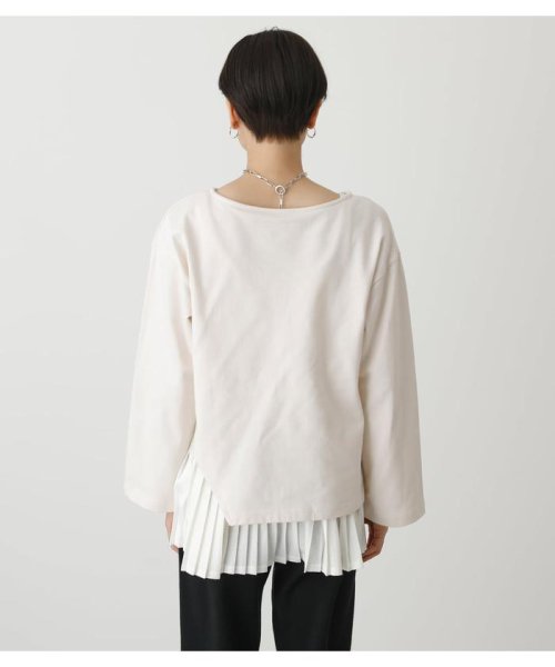 AZUL by moussy(アズールバイマウジー)/LAYER PLEATS COMBI TOPS/img06
