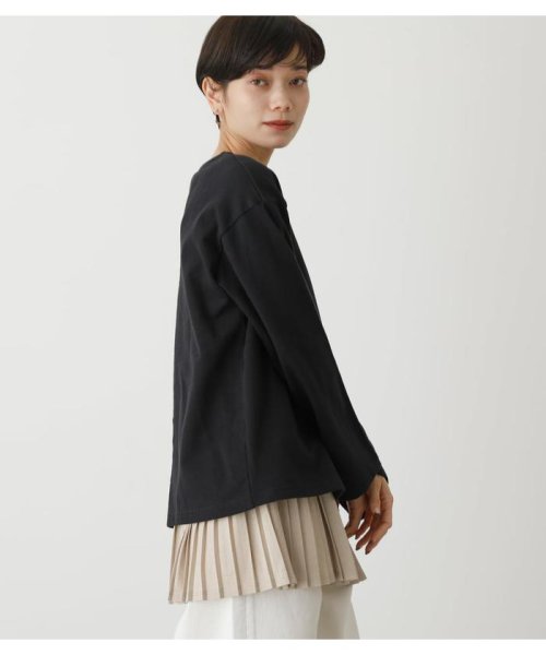 AZUL by moussy(アズールバイマウジー)/LAYER PLEATS COMBI TOPS/img10