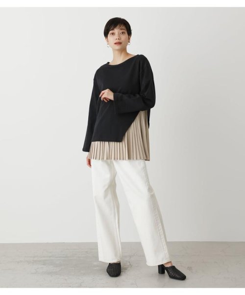 AZUL by moussy(アズールバイマウジー)/LAYER PLEATS COMBI TOPS/img12