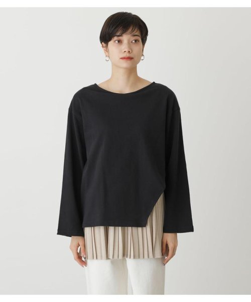 AZUL by moussy(アズールバイマウジー)/LAYER PLEATS COMBI TOPS/img13