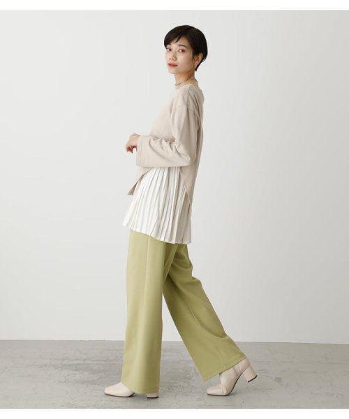AZUL by moussy(アズールバイマウジー)/LAYER PLEATS COMBI TOPS/img21