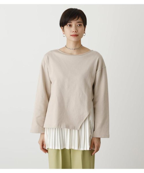 AZUL by moussy(アズールバイマウジー)/LAYER PLEATS COMBI TOPS/img22