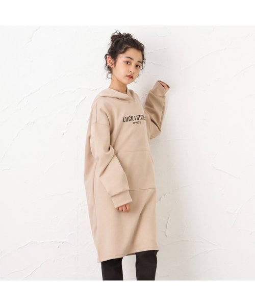 クーポン Mini Valman ミニ バルマン ハンサムスウェット パーカーワンピース 680 70 マックハウス キッズ Mac House Kid S Magaseek