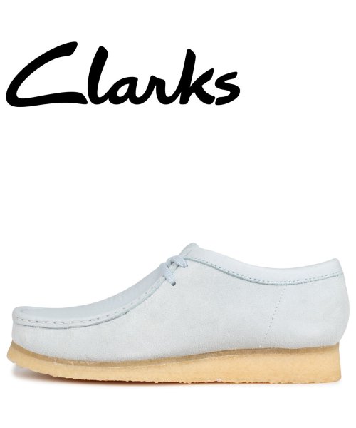 Clarks(クラークス)/クラークス CLARKS ワラビーブーツ メンズ WALLABEE BOOT ライト ブルー 26148595/img01