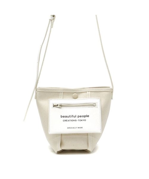 beautiful people(ビューティフルピープル)/ビューティフルピープル バッグ beautiful people lining logo pocket mini shoulder bag 611967/img02