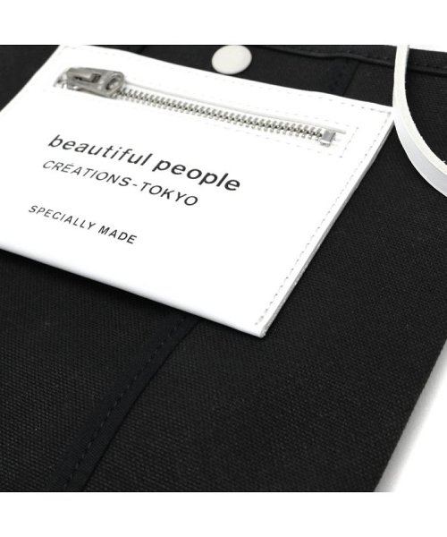 beautiful people(ビューティフルピープル)/ビューティフルピープル バッグ beautiful people lining logo pocket mini shoulder bag 611967/img20