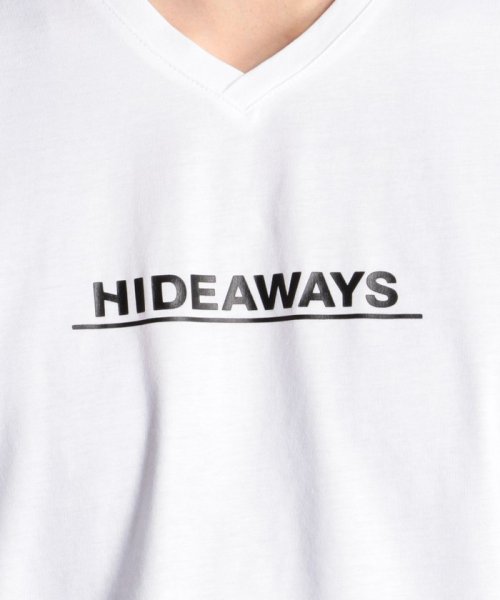 HIDEAWAYS NICOLE(ハイダウェイ ニコル)/シルケット天竺アラカルトプリントTシャツ/img10