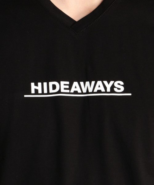 HIDEAWAYS NICOLE(ハイダウェイ ニコル)/シルケット天竺アラカルトプリントTシャツ/img11