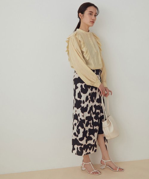 セール Web限定 ショルダーフリルブラウス アダム エ ロペ Adam Et Rope Magaseek