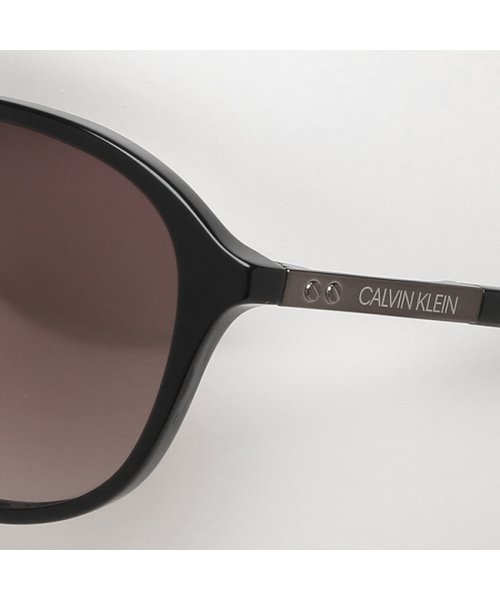 Calvin Klein(カルバンクライン)/カルバンクライン サングラス アイウェア レディース 56サイズ ブラック アジアンフィット CALVIN KLEIN CK19544SA 001 オーバル/img06