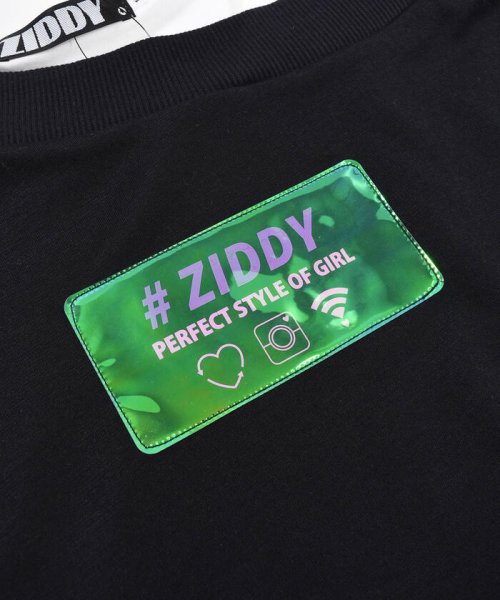ZIDDY(ジディー)/【一部店舗限定】ビニールロゴ レイヤード風 Tシャツ(130~160cm)/img04