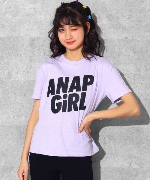 ANAP　GiRL(アナップガール)/ビッグロゴ&スモールロゴTシャツ2枚セット/img06
