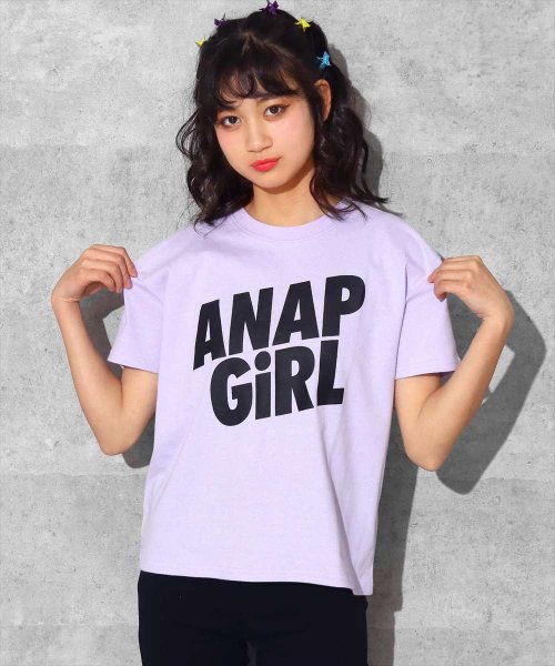 ANAP　GiRL(アナップガール)/ビッグロゴ&スモールロゴTシャツ2枚セット/img07