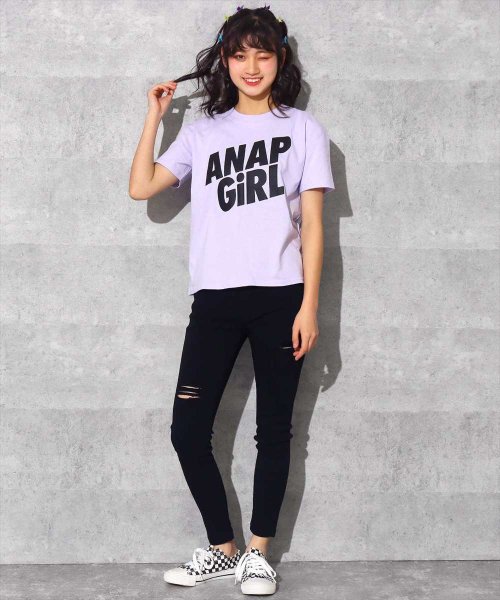 ANAP　GiRL(アナップガール)/ビッグロゴ&スモールロゴTシャツ2枚セット/img08