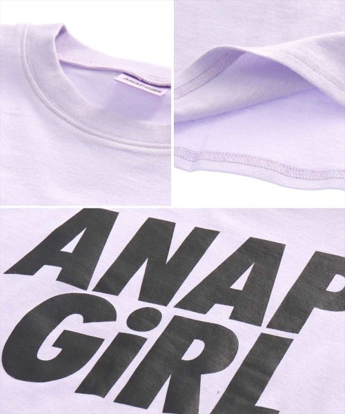 ANAP　GiRL(アナップガール)/ビッグロゴ&スモールロゴTシャツ2枚セット/img24