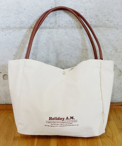 Holiday A.M.(ホリデーエーエム)/バッグ トートバッグ トート レディース メンズ エコバッグ キャンバス 帆布 HolidayA.M./img03