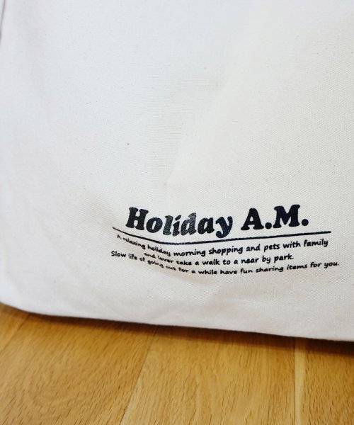 Holiday A.M.(ホリデーエーエム)/バッグ トートバッグ トート レディース メンズ エコバッグ キャンバス 帆布 HolidayA.M./img08
