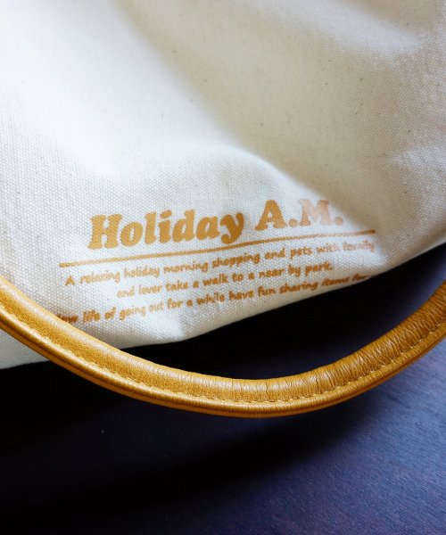 Holiday A.M.(ホリデーエーエム)/バッグ トートバッグ トート レディース メンズ エコバッグ キャンバス 帆布 HolidayA.M./img14