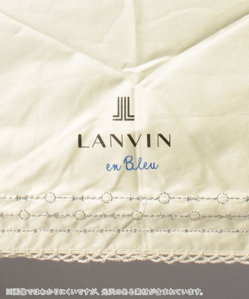 LANVIN en Bleu(umbrella)(ランバンオンブルー（傘）)/LANVIN en Bleu（ランバン オン ブルー）晴雨兼用折りたたみ日傘　シルバーラメ刺繍/img05