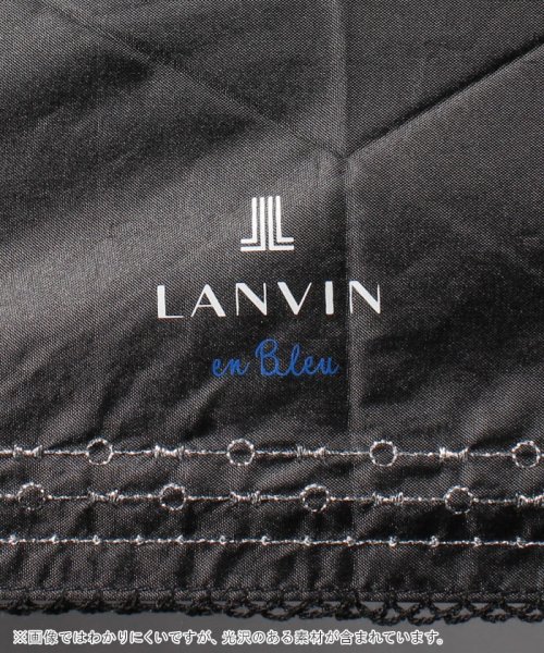 LANVIN en Bleu(umbrella)(ランバンオンブルー（傘）)/LANVIN en Bleu（ランバン オン ブルー）晴雨兼用折りたたみ日傘　シルバーラメ刺繍/img06
