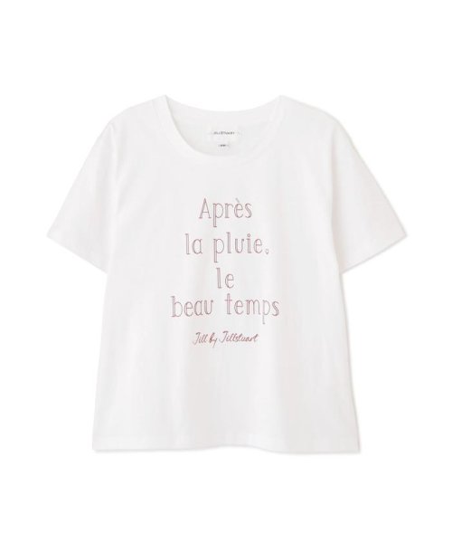 JILL by JILL STUART(ジル バイ ジル スチュアート)/｜美人百花4月号掲載商品｜フレンチロゴTシャツ/img05