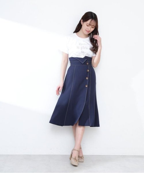 JILL by JILL STUART(ジル バイ ジル スチュアート)/｜美人百花4月号掲載商品｜フレンチロゴTシャツ/img06