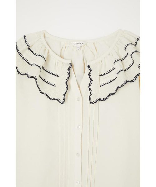 moussy(マウジー)/EMBROIDERY LACE FRILL トップス/img03