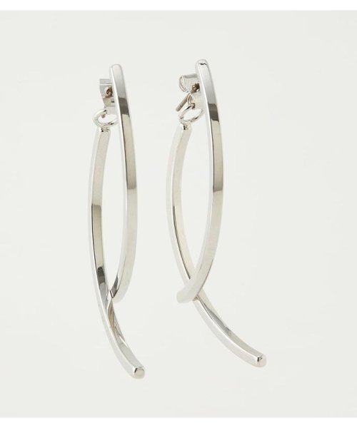 AZUL by moussy(アズールバイマウジー)/CURVE METAL EARRINGS/img07