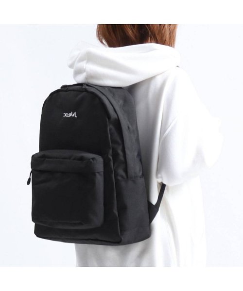 X-girl(エックスガール)/エックスガール リュック X－girl MILLS LOGO ADVENTURE DAYPACK 18L 105205053002 105215053002/img06