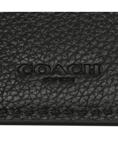 コーチ 三つ折り財布 アウトレットミニ財布 ブラック メンズ Coach F Blk コーチ Coach Magaseek
