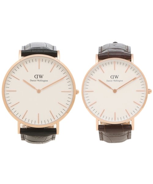 ダニエルウェリントン 時計 メンズ レディース クラシック 36mm 40mm ブラウン Wellington 激安セール Daniel クォーツ ブラック ペアウォッチ