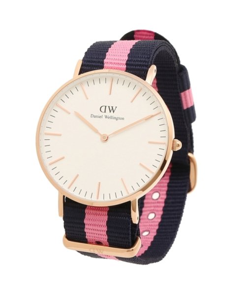 Daniel Wellington(ダニエル・ウェリントン)/Daniel Wellington 腕時計 メンズ レディース ダニエルウェリントン DW00100033 ホワイト ローズゴールド ネイビー ピンク/img05