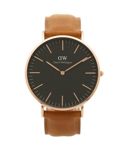 Daniel Wellington(ダニエル・ウェリントン)/Daniel Wellington 腕時計 メンズ ダニエルウェリントン DW00100126 ブラック ローズゴールド ブラウン/img01