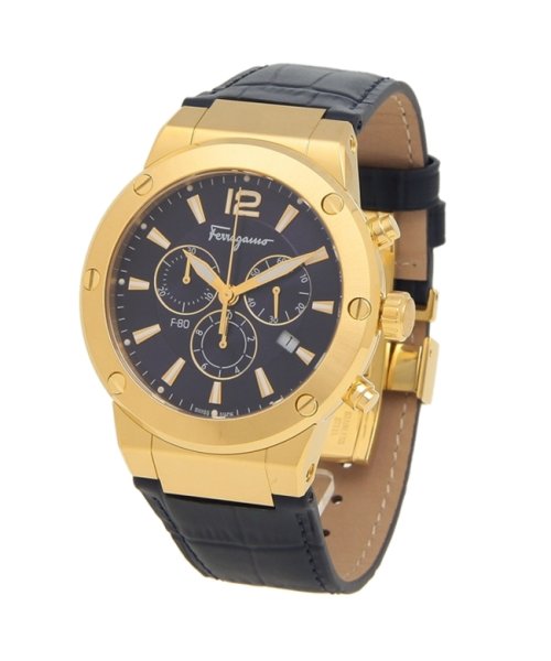 フェラガモ 腕時計 メンズ Salvatore Ferragamo Sfex ネイビー ゴールド サルヴァトーレ フェラガモ Salvatore Ferragamo Magaseek