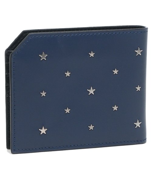 セール ジミーチュウ 折り財布 メンズ アルバニー スタースタッズ Jimmy Choo Albany Ysn ネイビー ジミーチュウ Jimmy Choo Magaseek