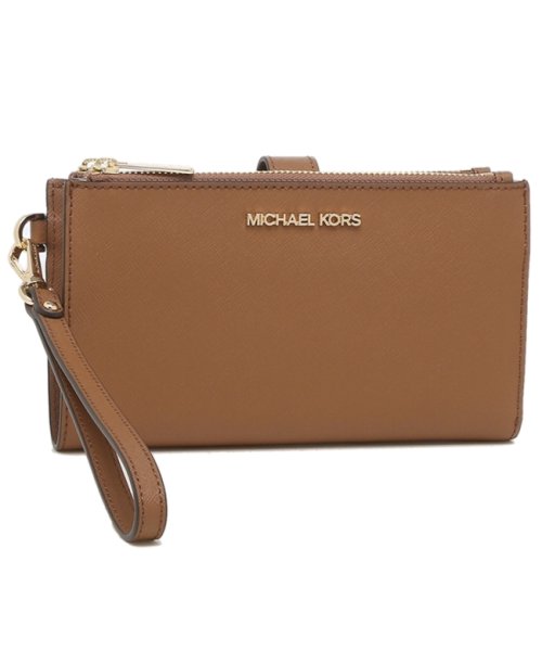 MICHAEL KORS(マイケルコース)/マイケルコース 二つ折り財布 アウトレット ジェットセットトラベル ストラップ付 ブラウン レディース MICHAEL KORS 35F8GTVW0L/img01