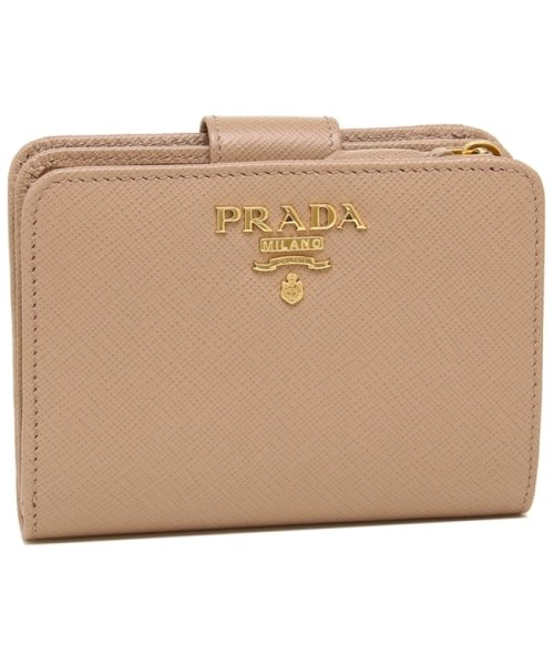 PRADA(プラダ)/プラダ 折財布 レディース PRADA 1ML018 QWA F0236 ベージュ/img01