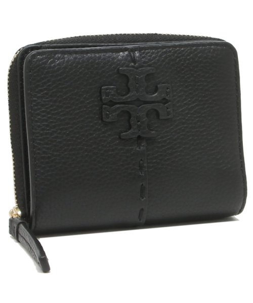 TORY BURCH(トリーバーチ)/トリーバーチ 二つ折り財布 マックグロー ミニ財布 ブラック レディース TORY BURCH 64522 001/img01