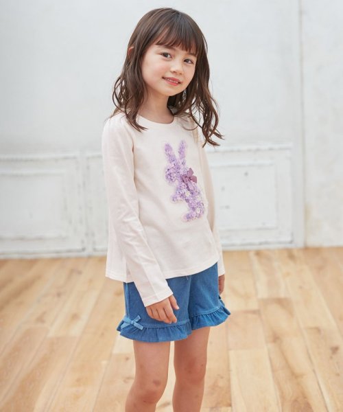 anyFAM（KIDS）(エニファム（キッズ）)/シフォンモチーフ 長袖Tシャツ/img02