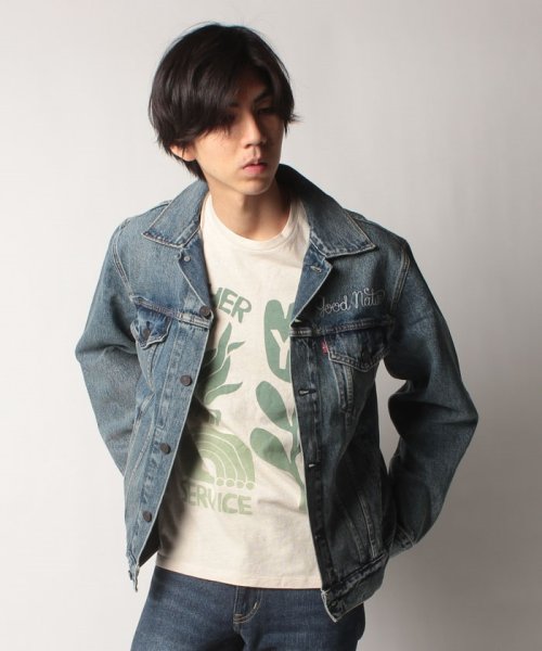 LEVI’S OUTLET(リーバイスアウトレット)/VINTAGE FIT TRUCKER V WORN EMBROIDERED T/img11