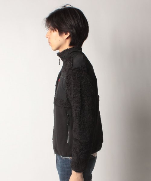 LEVI’S OUTLET(リーバイスアウトレット)/PIECED FLEECE JACKET BLACK 8.5.3/img01