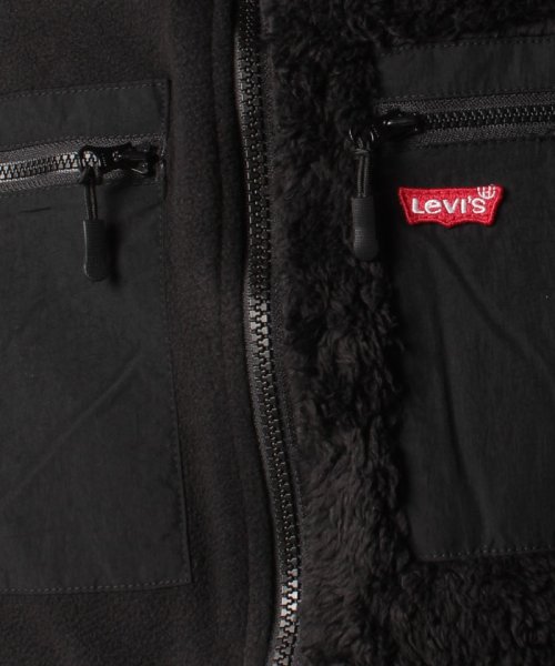 LEVI’S OUTLET(リーバイスアウトレット)/PIECED FLEECE JACKET BLACK 8.5.3/img06