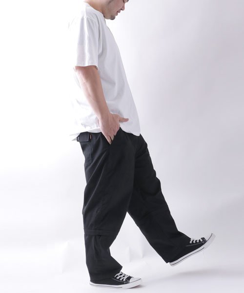 MARUKAWA(大きいサイズのマルカワ)/【CONVERSE】コンバース 大きいサイズ 裾着脱可能2way ベイカーパンツ ハーフパンツ ショートパンツ 短パン ボトム ロングパンツ/img16