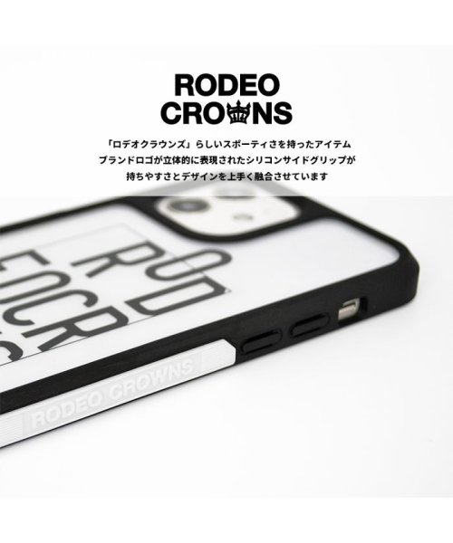 Rodeo Crowns(ロデオクラウンズ)/iphone ケース iPhone12 iPhone12Pro ロデオクラウンズ RODEOCROWNS サイドオーナメントケース THEロゴ/img09