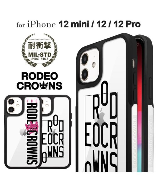 Rodeo Crowns(ロデオクラウンズ)/iphone ケース iPhone12 iPhone12Pro ロデオクラウンズ RODEOCROWNS サイドオーナメントケース ブロックロゴ/img07