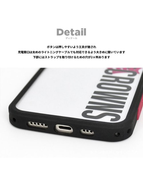 Rodeo Crowns(ロデオクラウンズ)/iphone ケース iPhone12mini ロデオクラウンズ RODEOCROWNS サイドオーナメントケース THEロゴ/img11